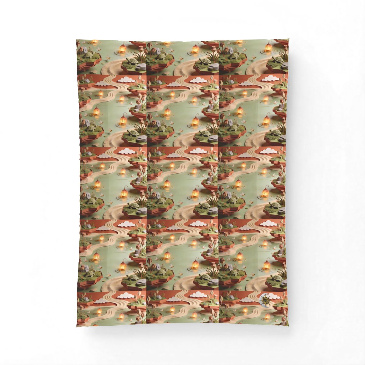 HD Lantern Pond Cotton-Shell Comforter — additional view
