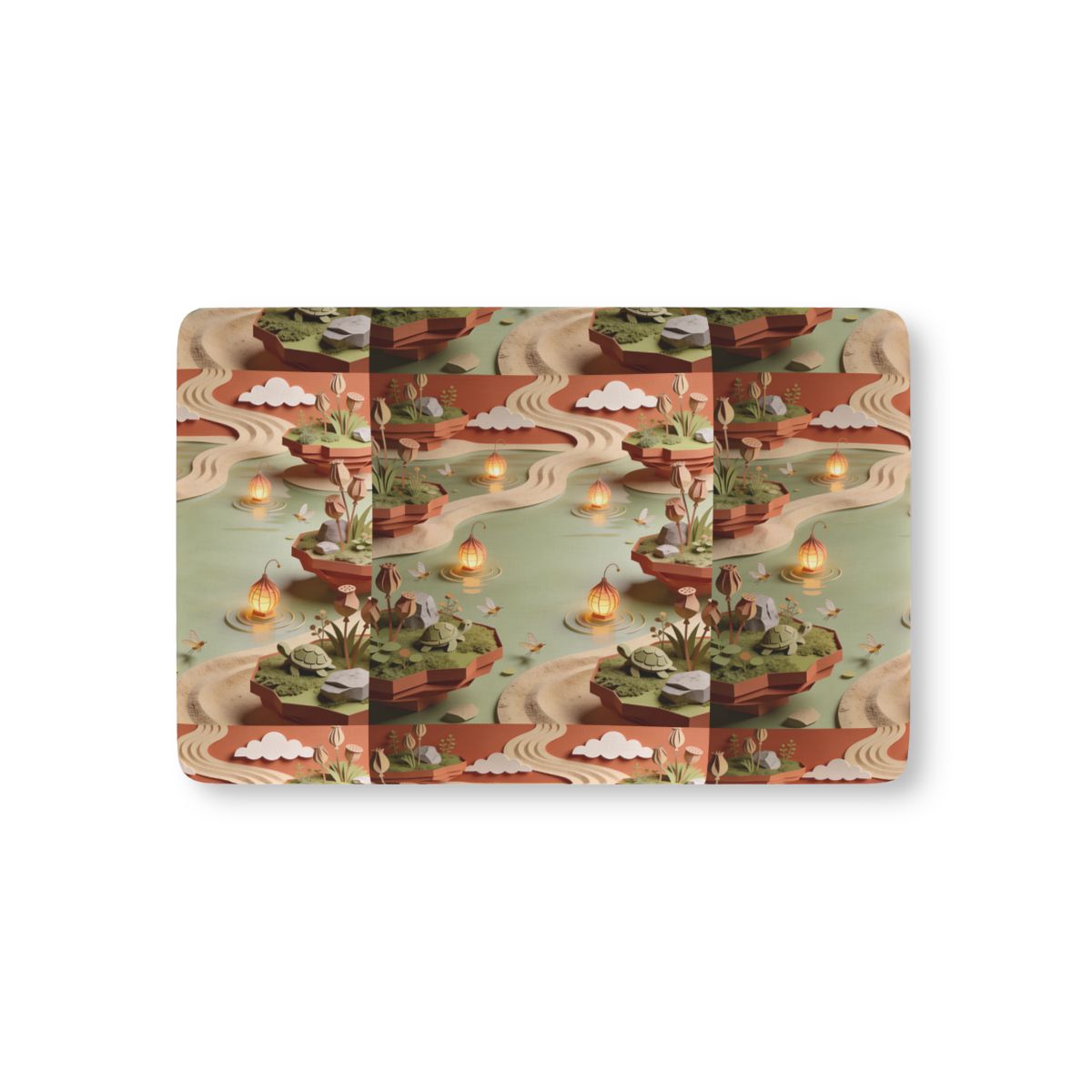 HD Lantern Pond Fitted Crib Sheet