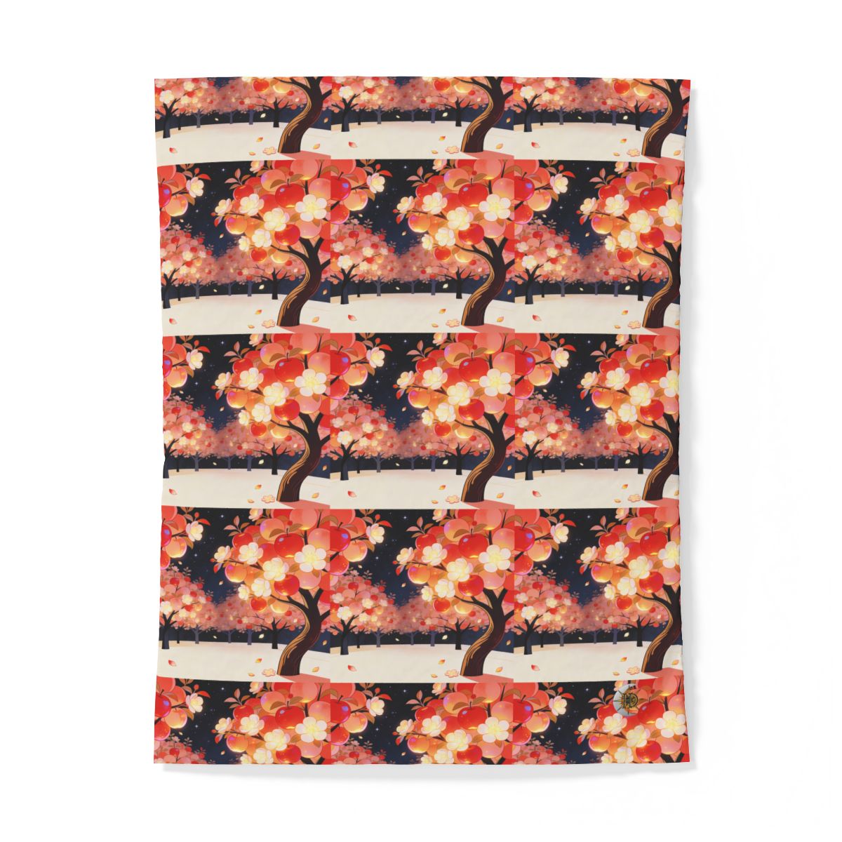 HD Emberblossom Orchard 100% Cotton Duvet Cover — additional view