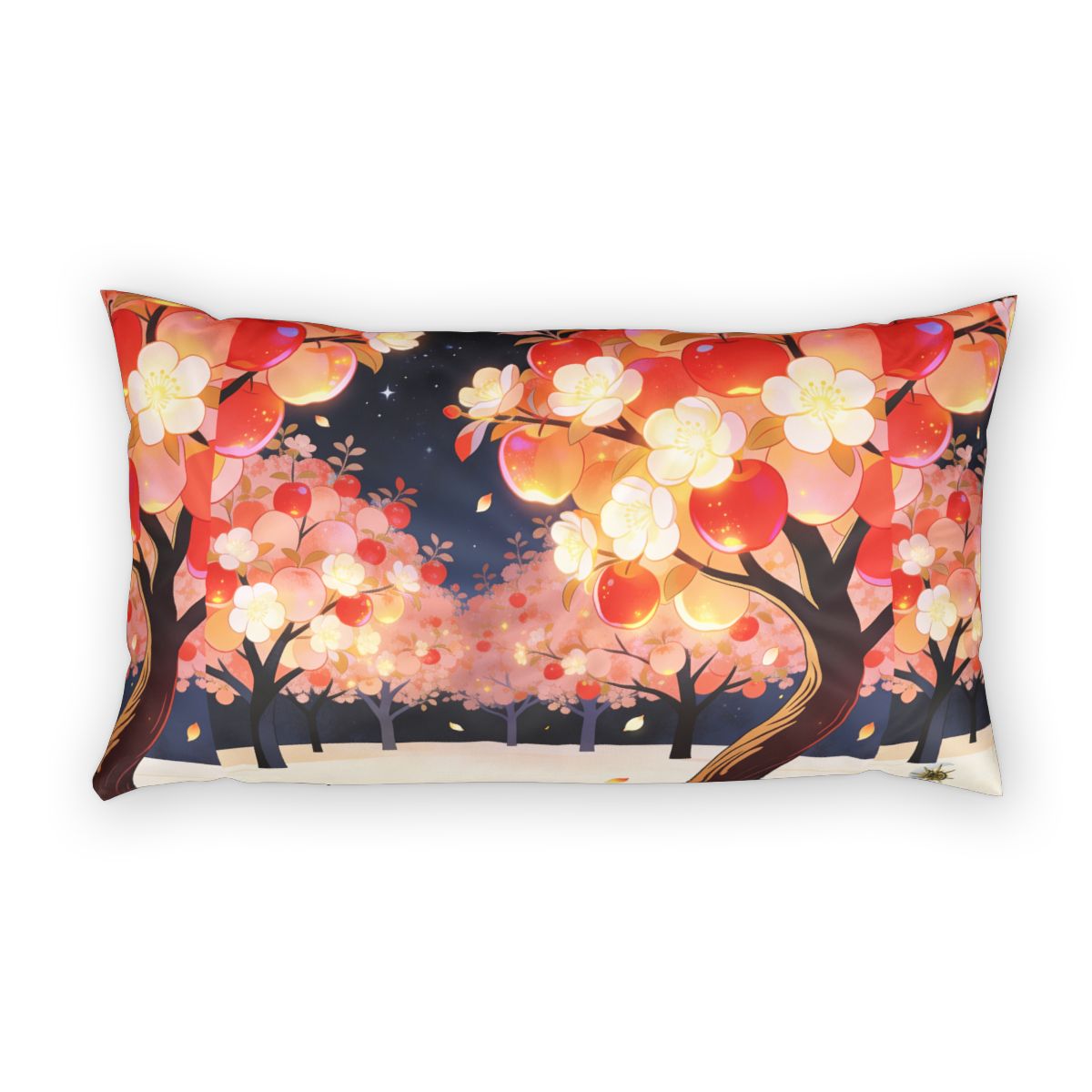 HD Emberblossom Orchard 100% Cotton Pillow Sham — additional view