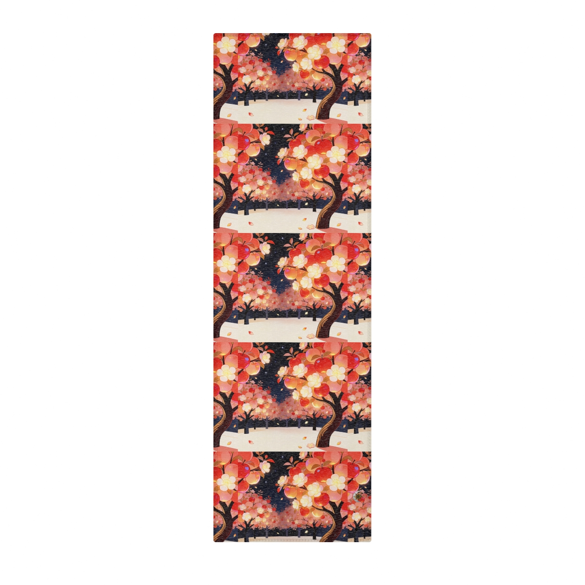 HD Emberblossom Orchard Polyester Chenille Area Rug — additional view