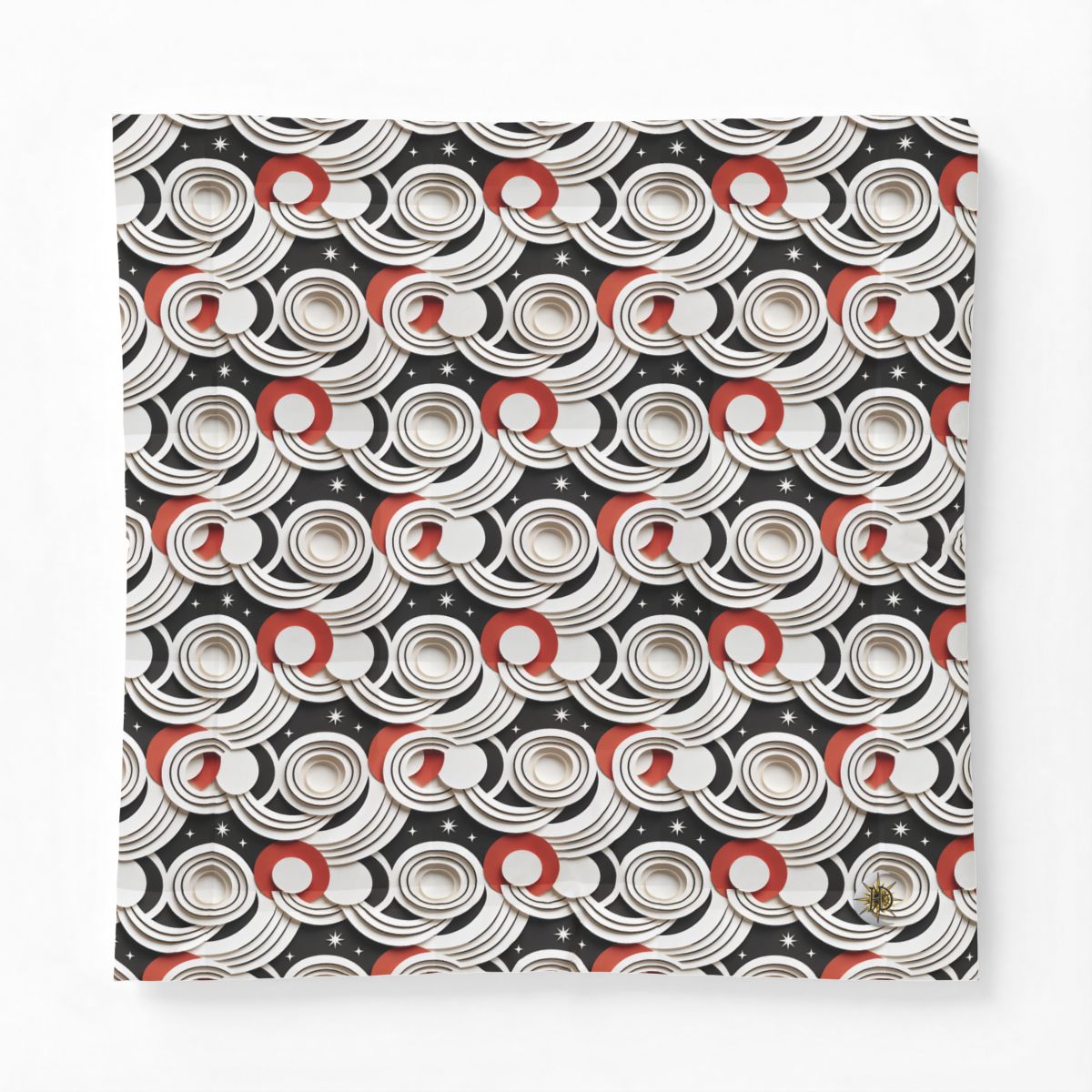 HD Paper Orbit Cotton-Shell Comforter — additional view