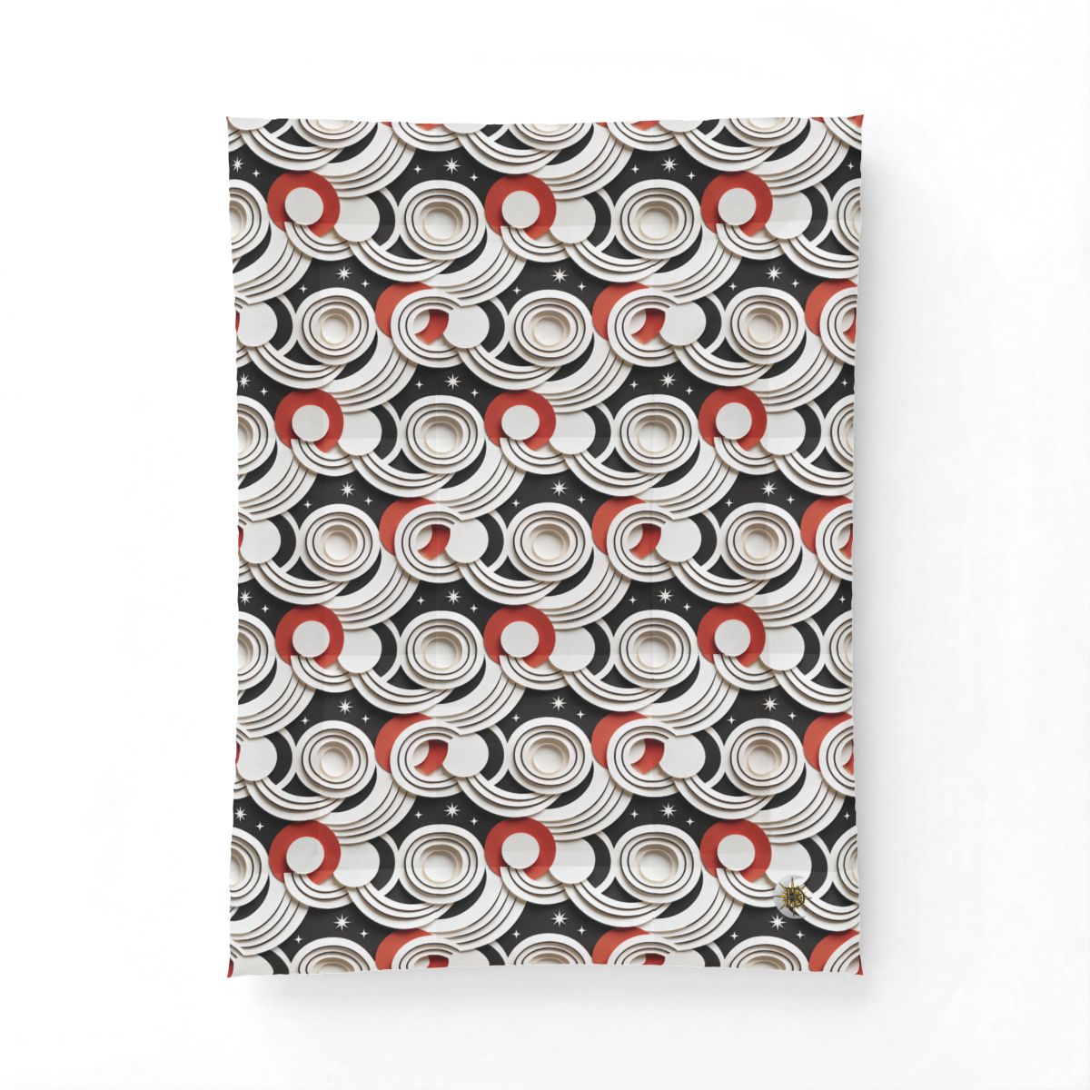 HD Paper Orbit Cotton-Shell Comforter — additional view