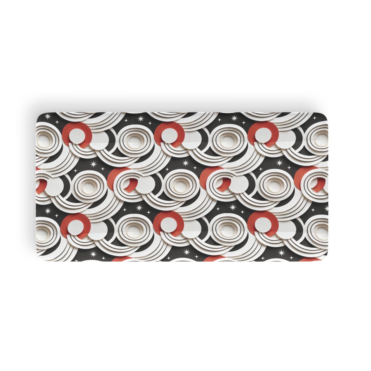 HD Paper Orbit Twin Jersey Fitted Sheet