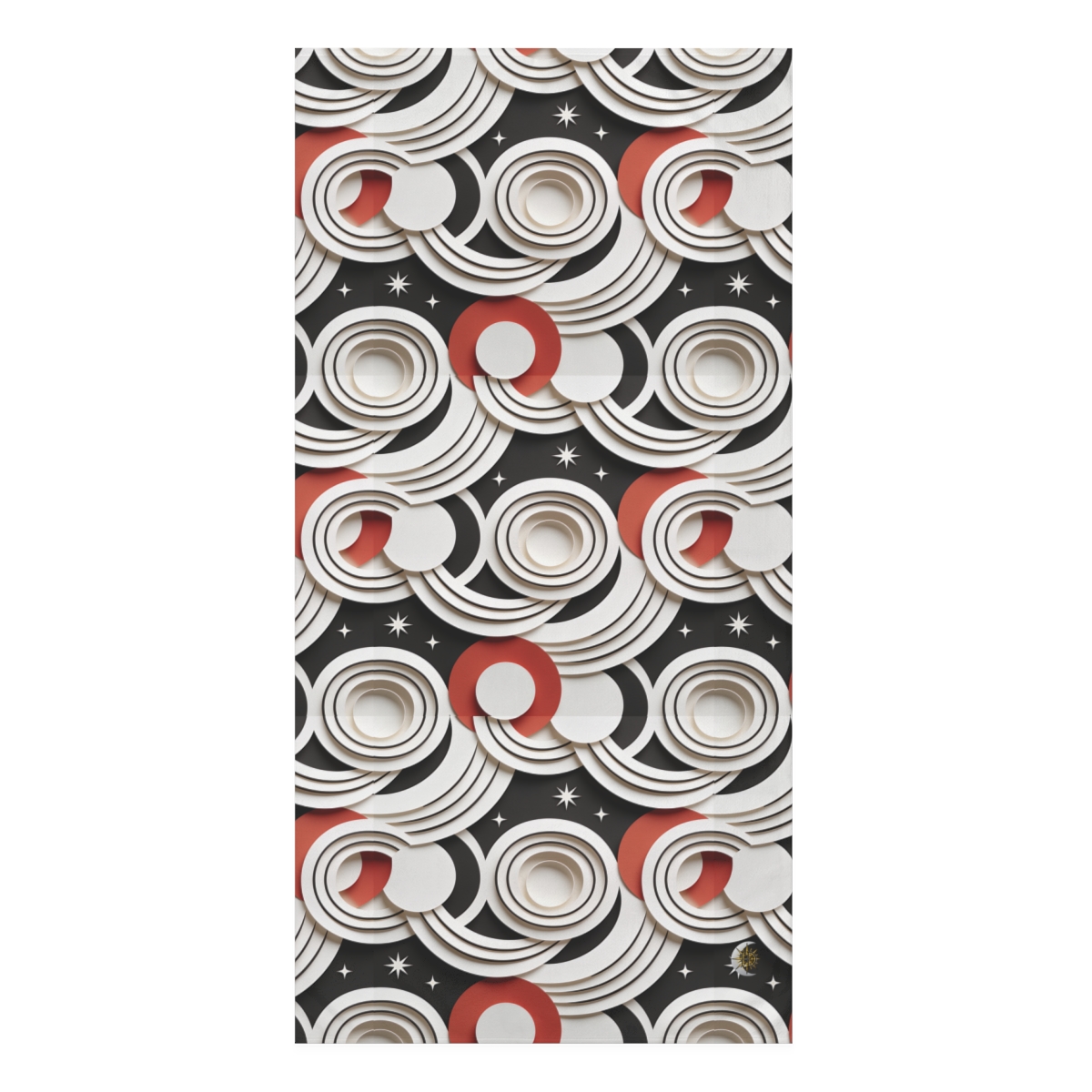 HD Paper Orbit Mink-Cotton Bath Towel