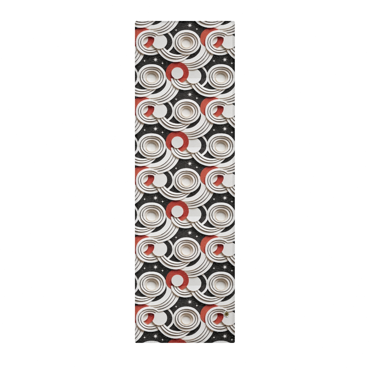 HD Paper Orbit Polyester Chenille Area Rug — additional view