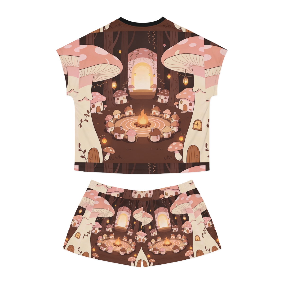HD Hearthwood Village Women’s Short Pajama Set — additional view