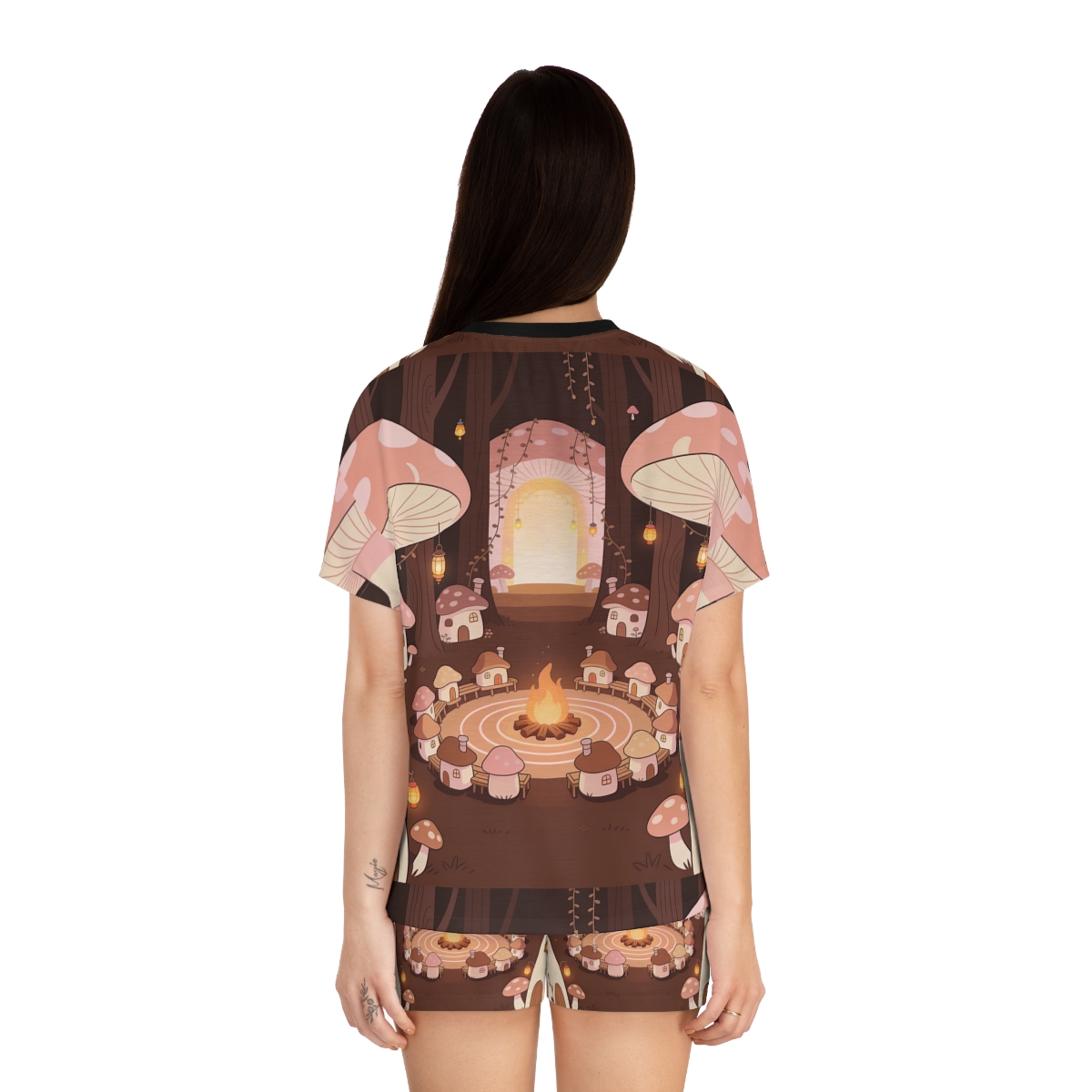 HD Hearthwood Village Women’s Short Pajama Set — additional view