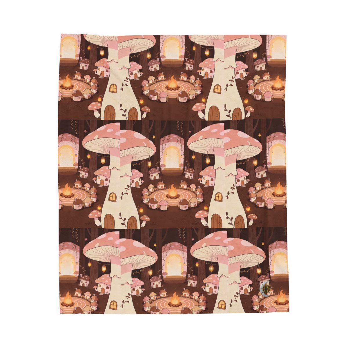 HD Hearthwood Village Velveteen Plush Blanket — additional view