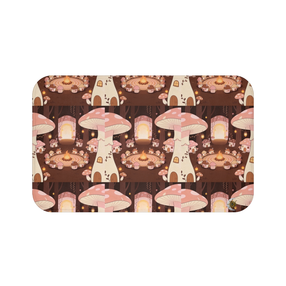 HD Hearthwood Village Memory-Foam Bath Mat