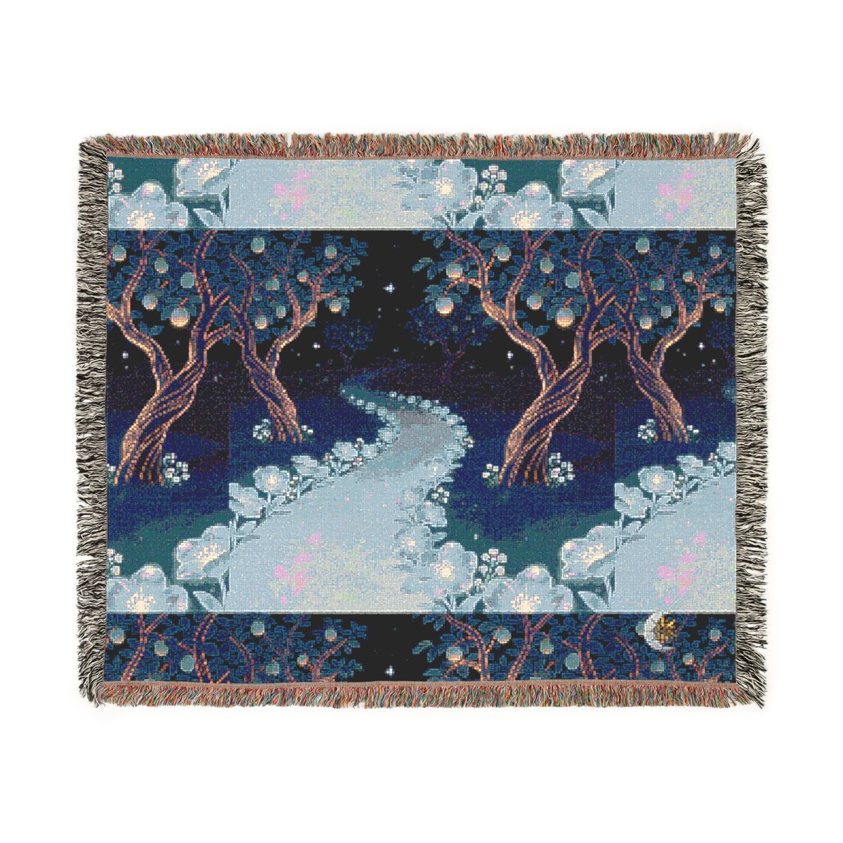 HD Starlit Orchard 100% Cotton Woven Blanket — additional view