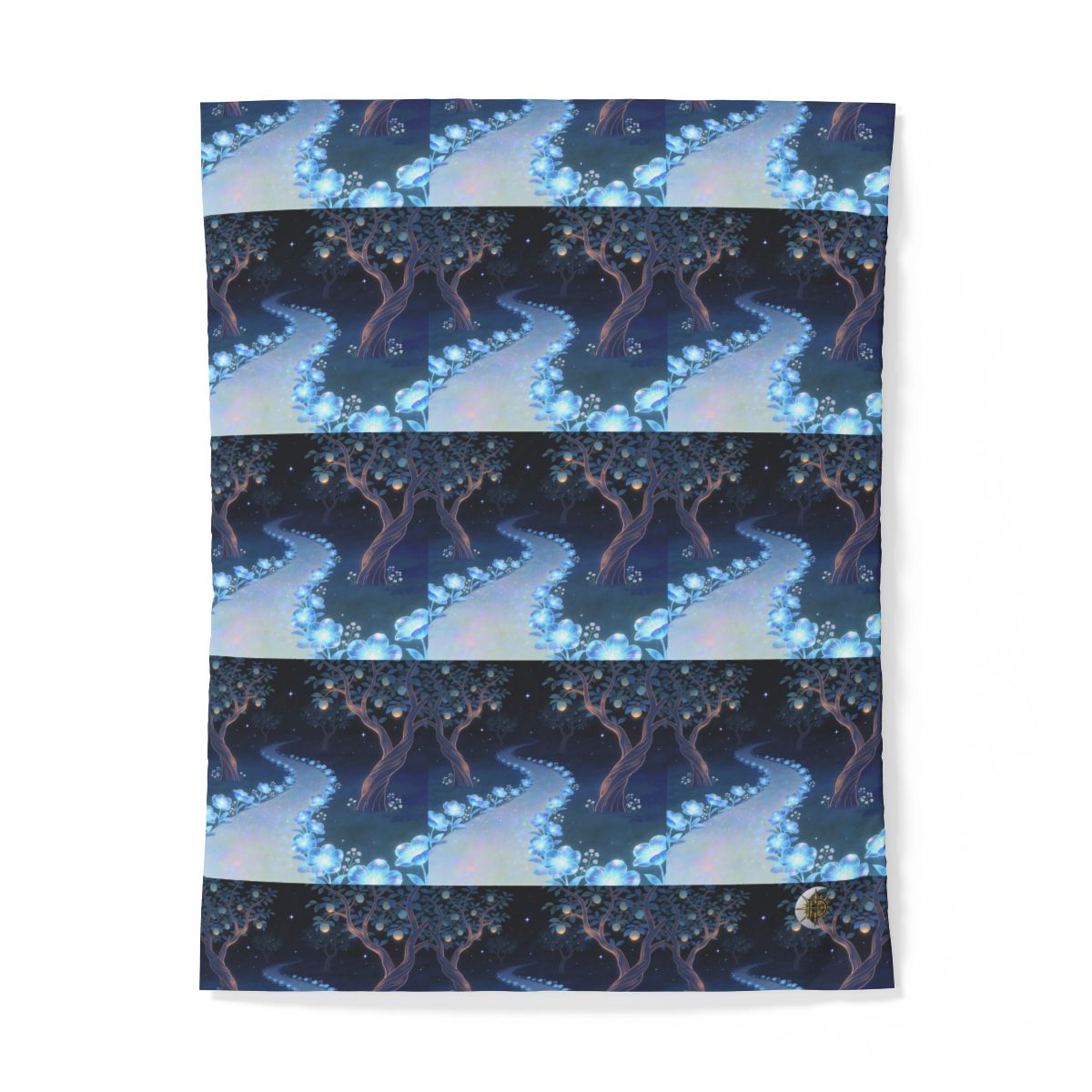 HD Starlit Orchard 100% Cotton Duvet Cover — additional view
