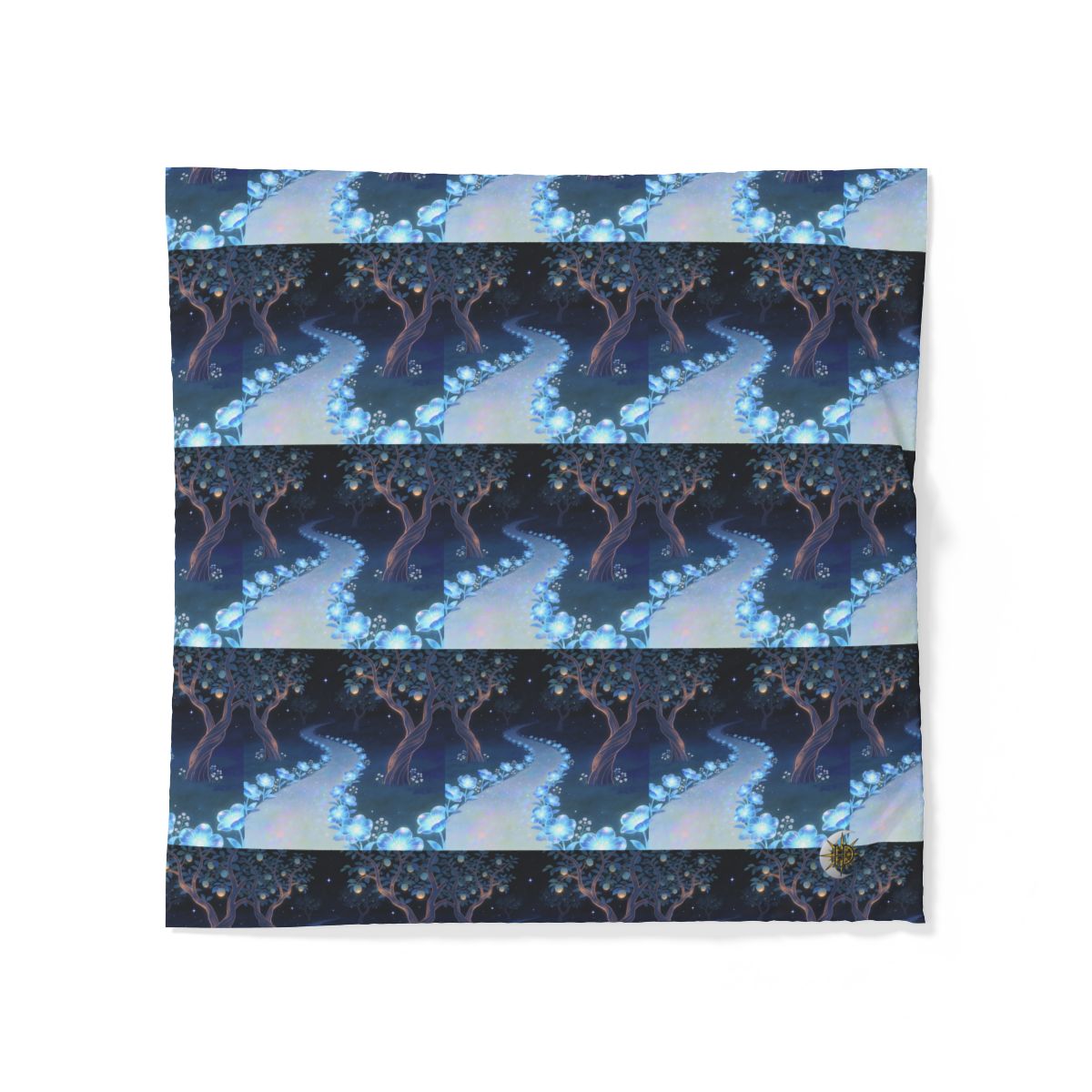 HD Starlit Orchard 100% Cotton Duvet Cover — additional view