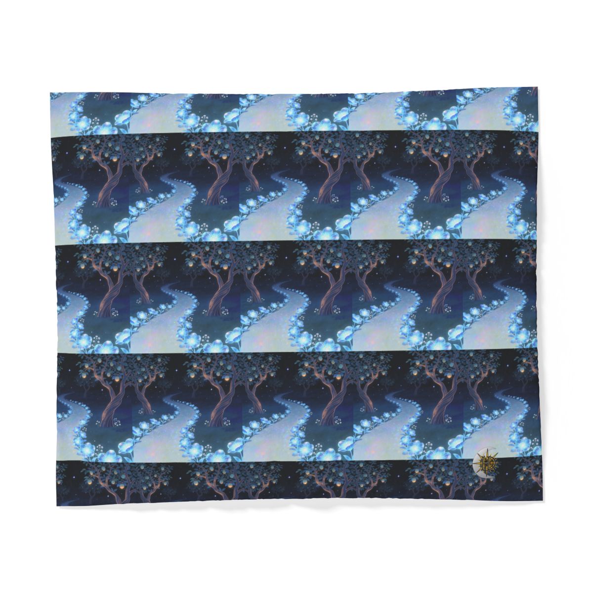 HD Starlit Orchard 100% Cotton Duvet Cover — additional view