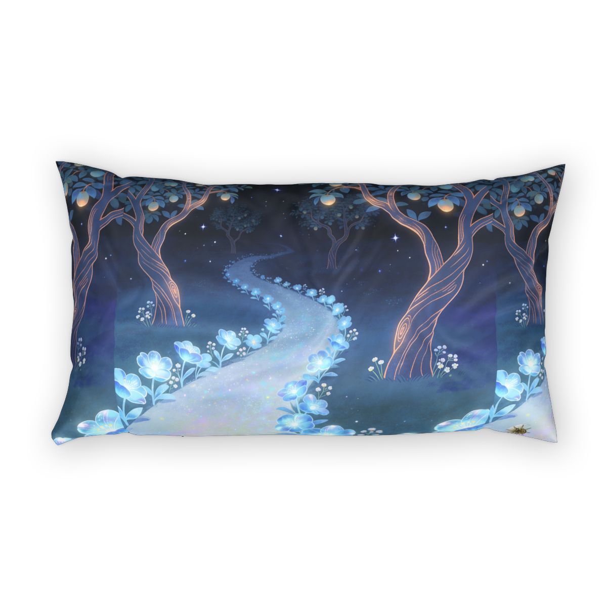 HD Starlit Orchard 100% Cotton Pillow Sham — additional view