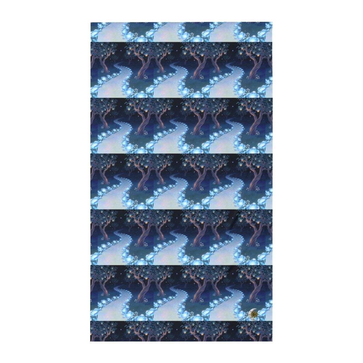 HD Starlit Orchard Twin Jersey Flat Sheet