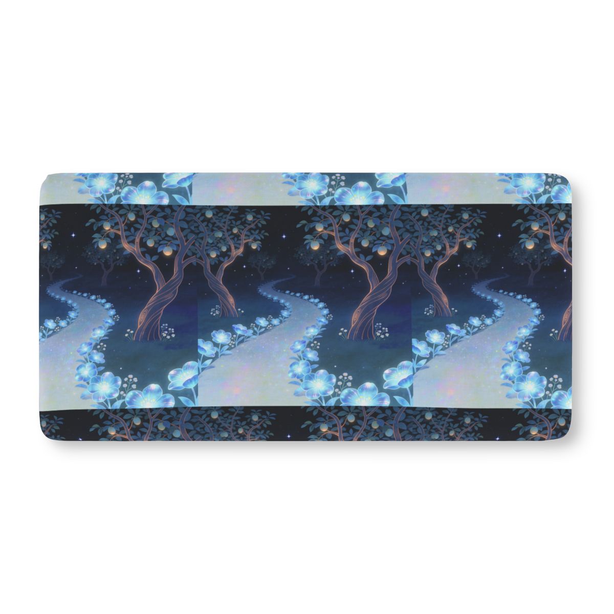 HD Starlit Orchard Fitted Crib Sheet — additional view