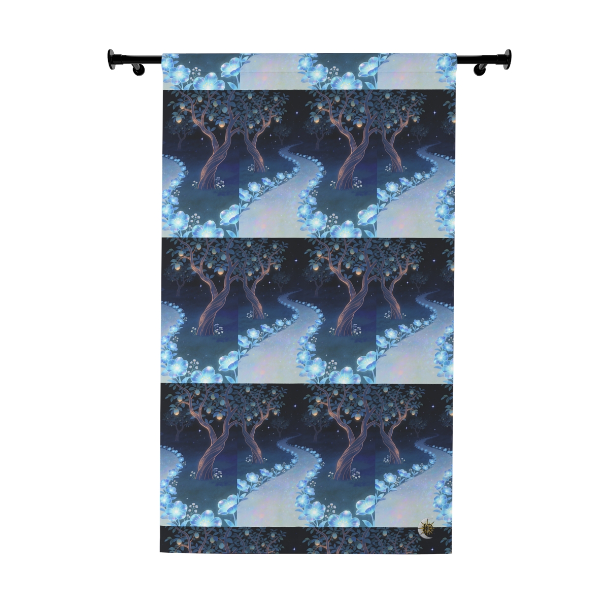 HD Starlit Orchard Blackout Window Curtain Panel