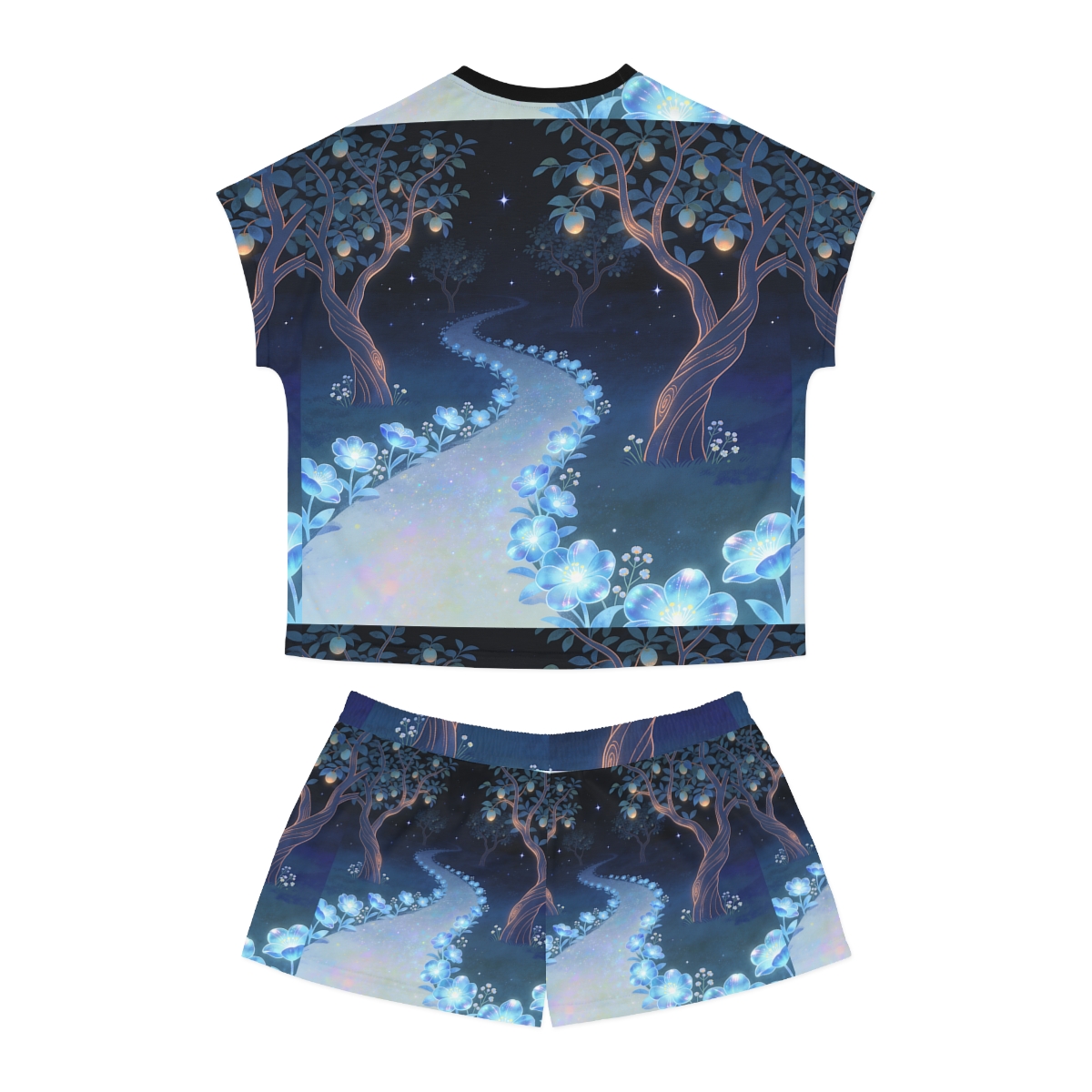 HD Starlit Orchard Women’s Short Pajama Set — additional view