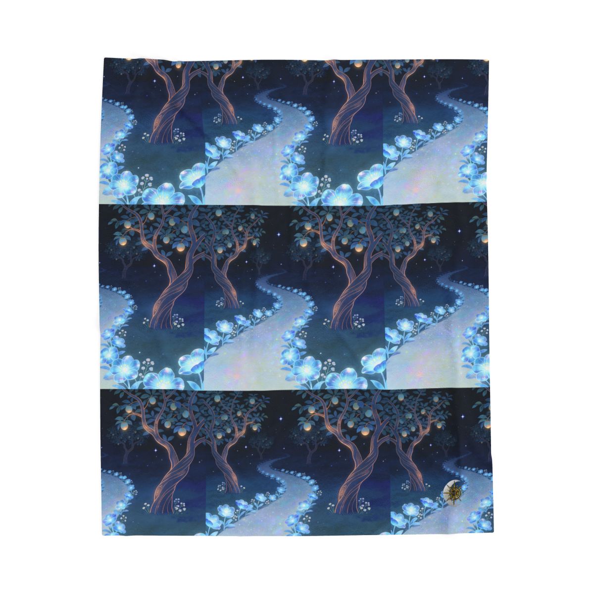 HD Starlit Orchard Velveteen Plush Blanket — additional view