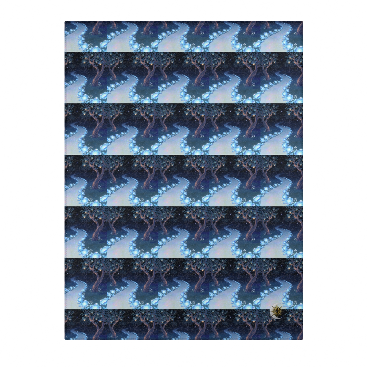 HD Starlit Orchard Polyester Chenille Area Rug — additional view