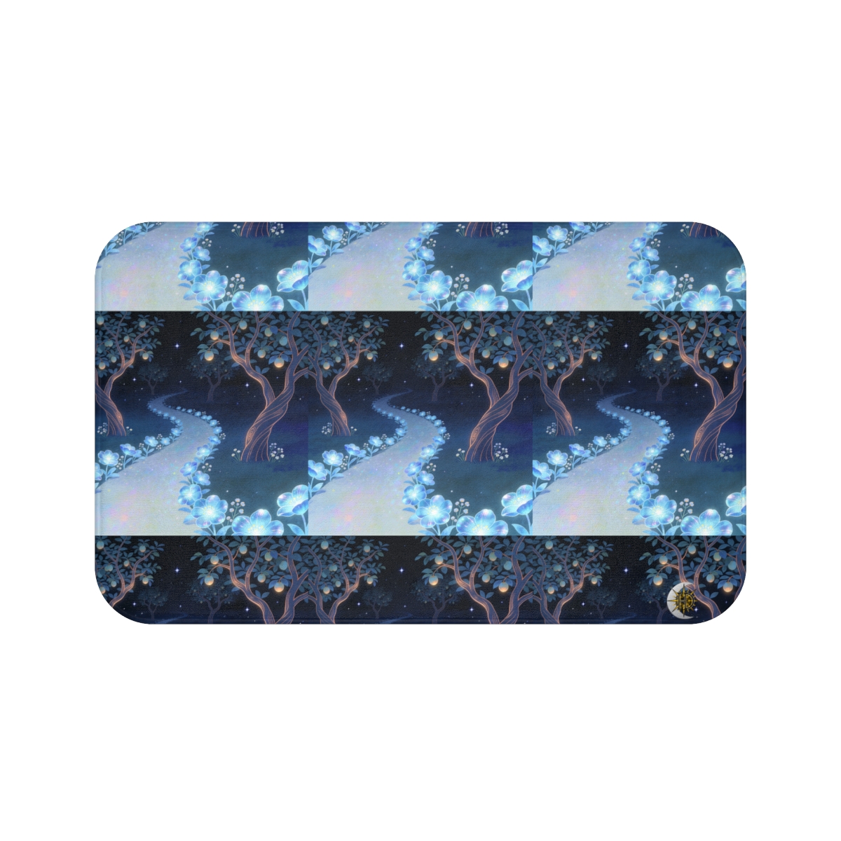 HD Starlit Orchard Memory-Foam Bath Mat