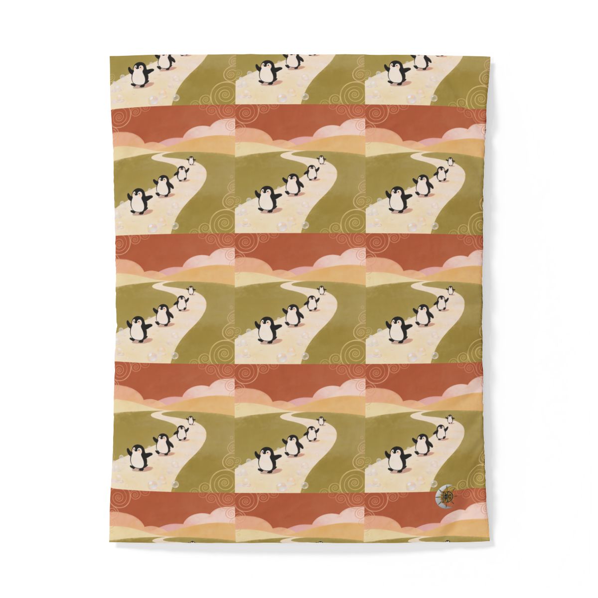 HD Ambertrail Penguins 100% Cotton Duvet Cover