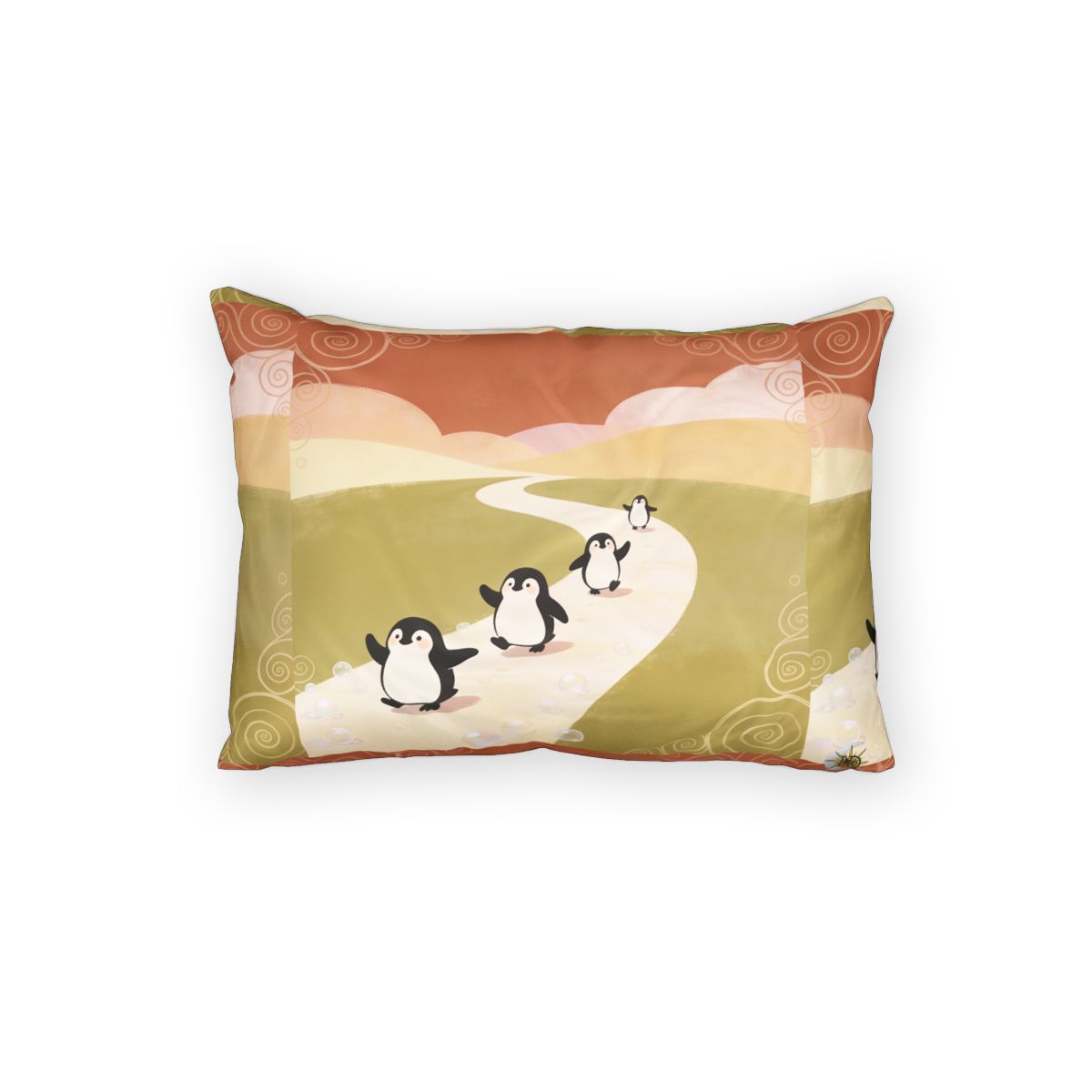 HD Ambertrail Penguins 100% Cotton Pillow Sham