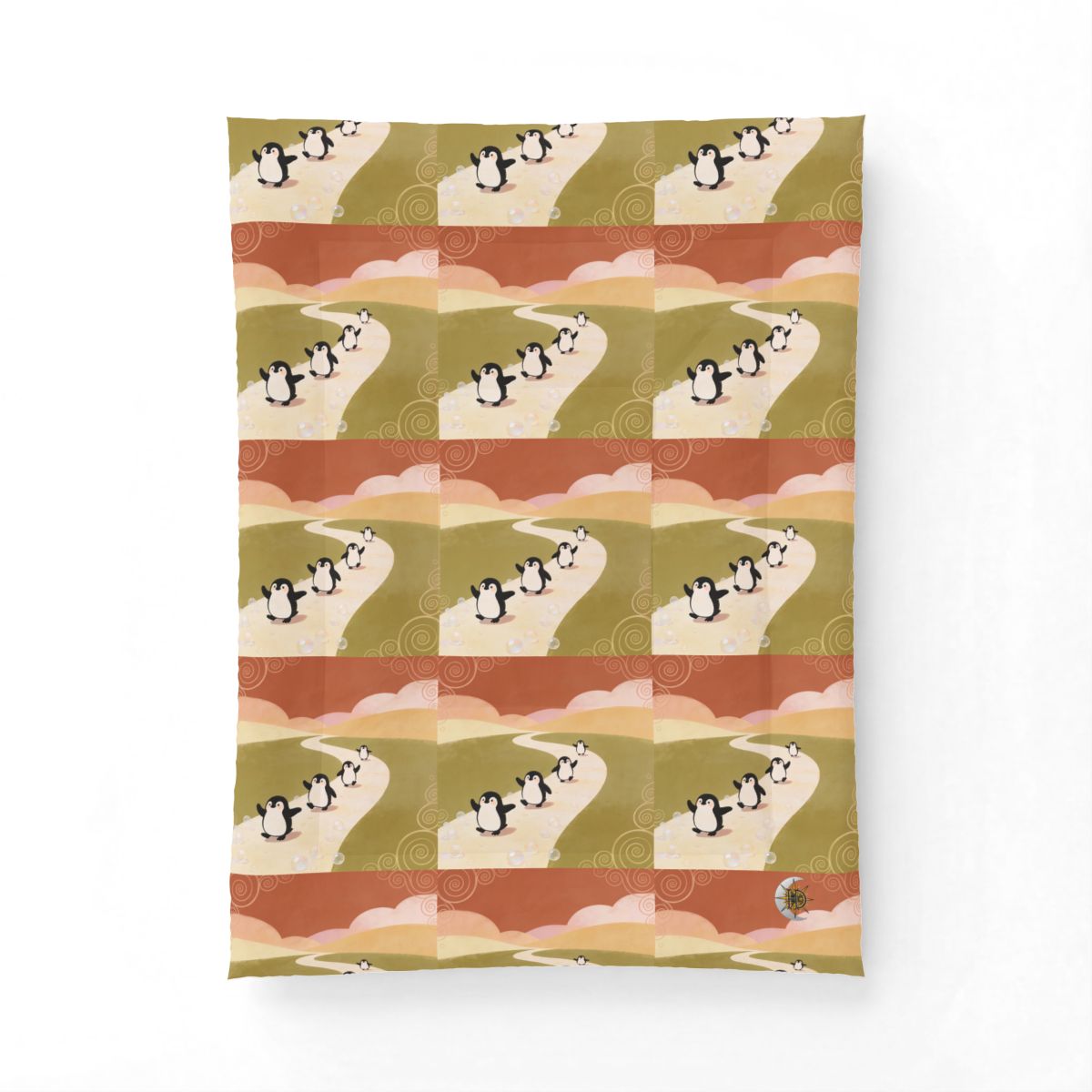 HD Ambertrail Penguins Cotton-Shell Comforter — additional view