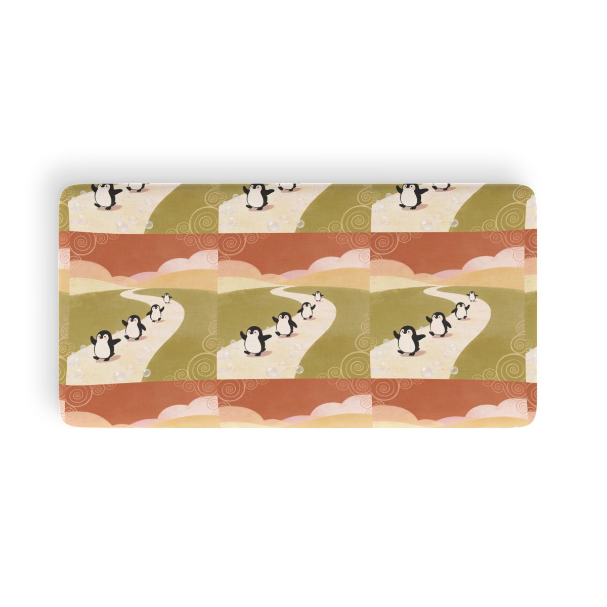 HD Ambertrail Penguins Twin Jersey Fitted Sheet