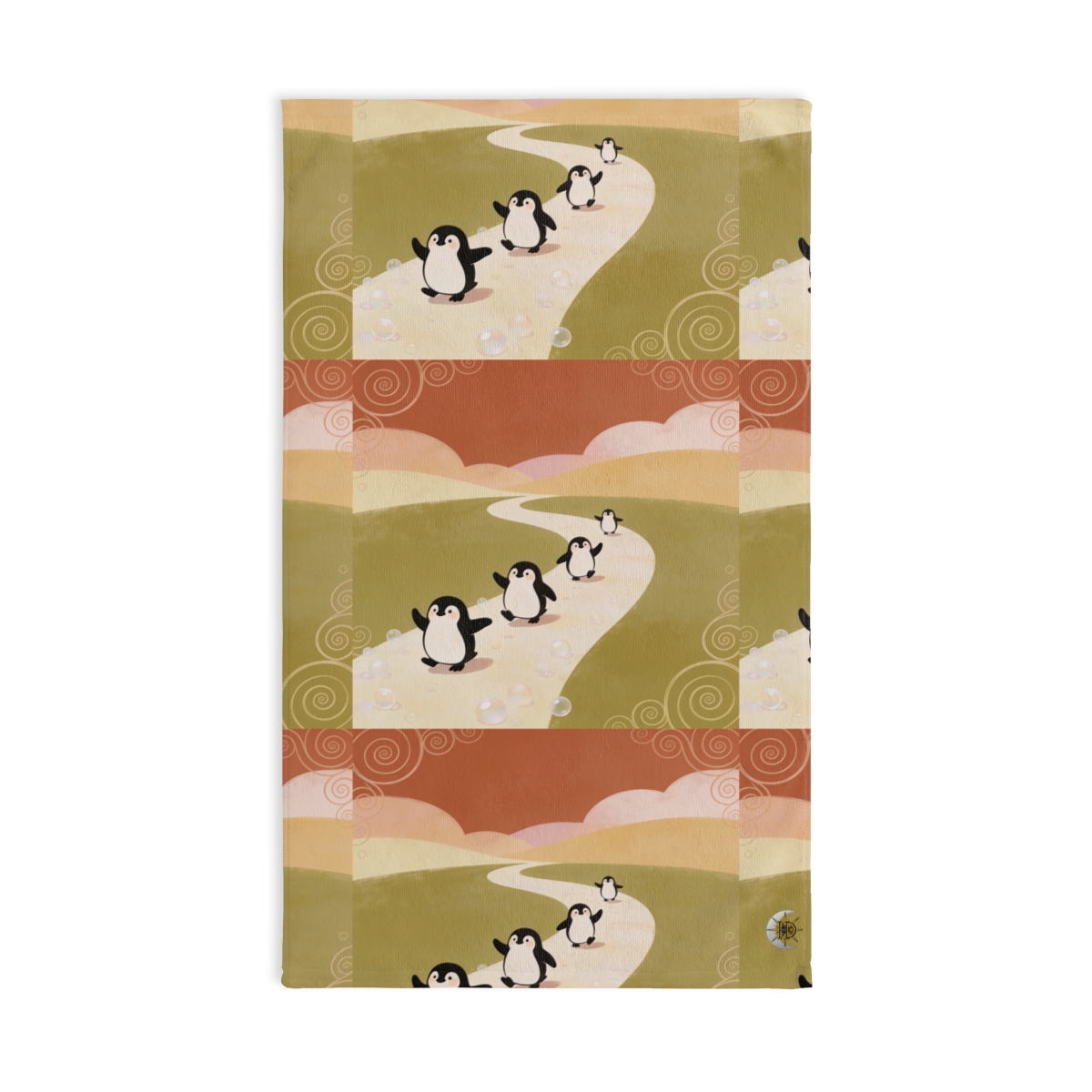 HD Ambertrail Penguins Printed Hand Towel