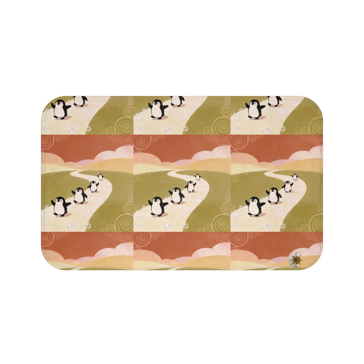HD Ambertrail Penguins Memory-Foam Bath Mat