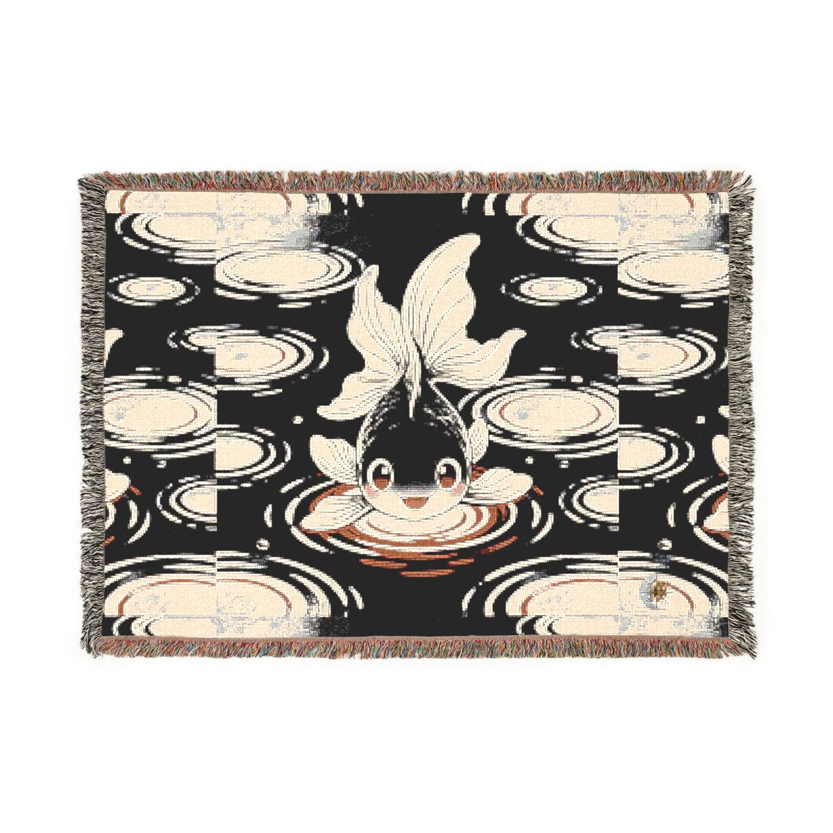 HD Ripplefin Friend 100% Cotton Woven Blanket