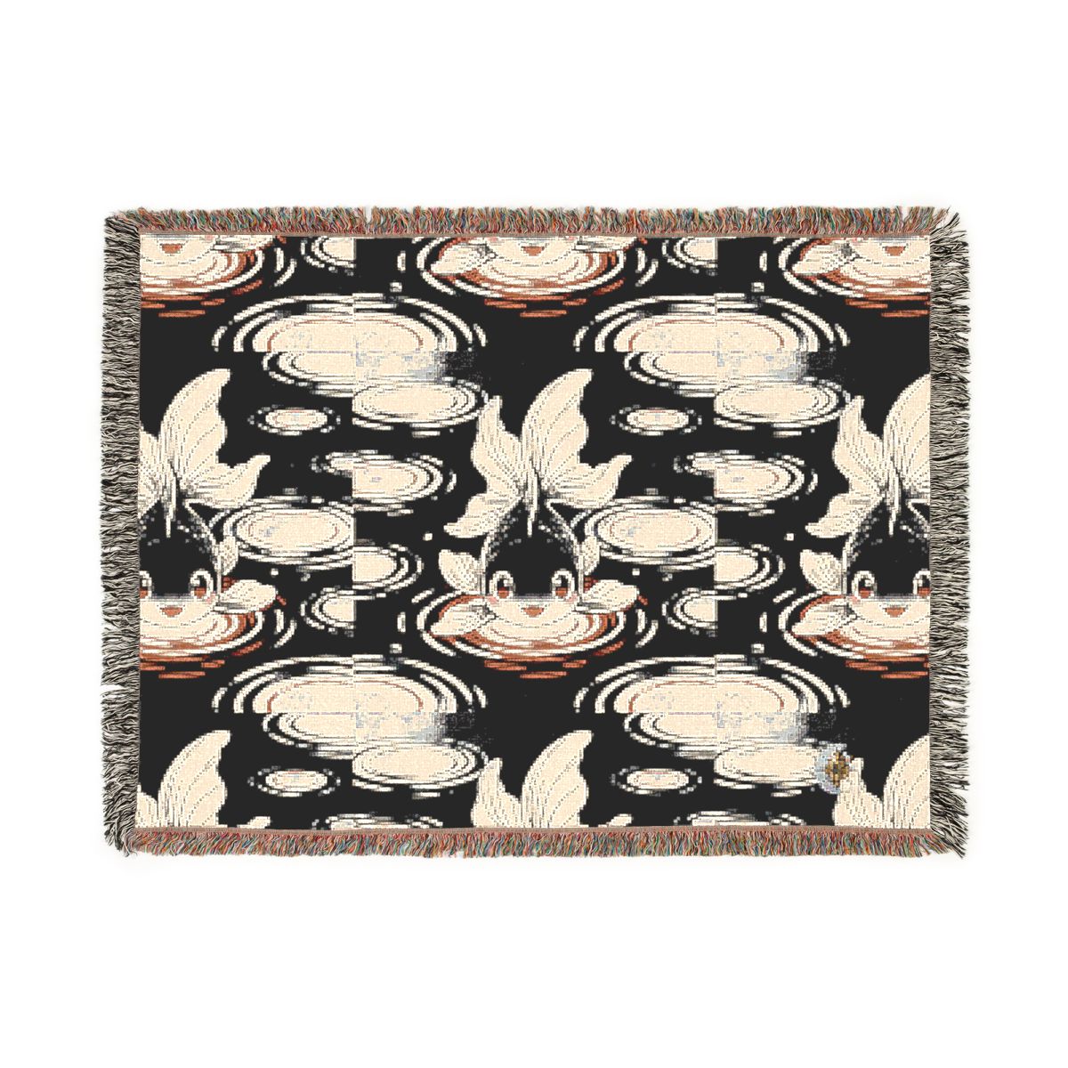 HD Ripplefin Friend 100% Cotton Woven Blanket — additional view