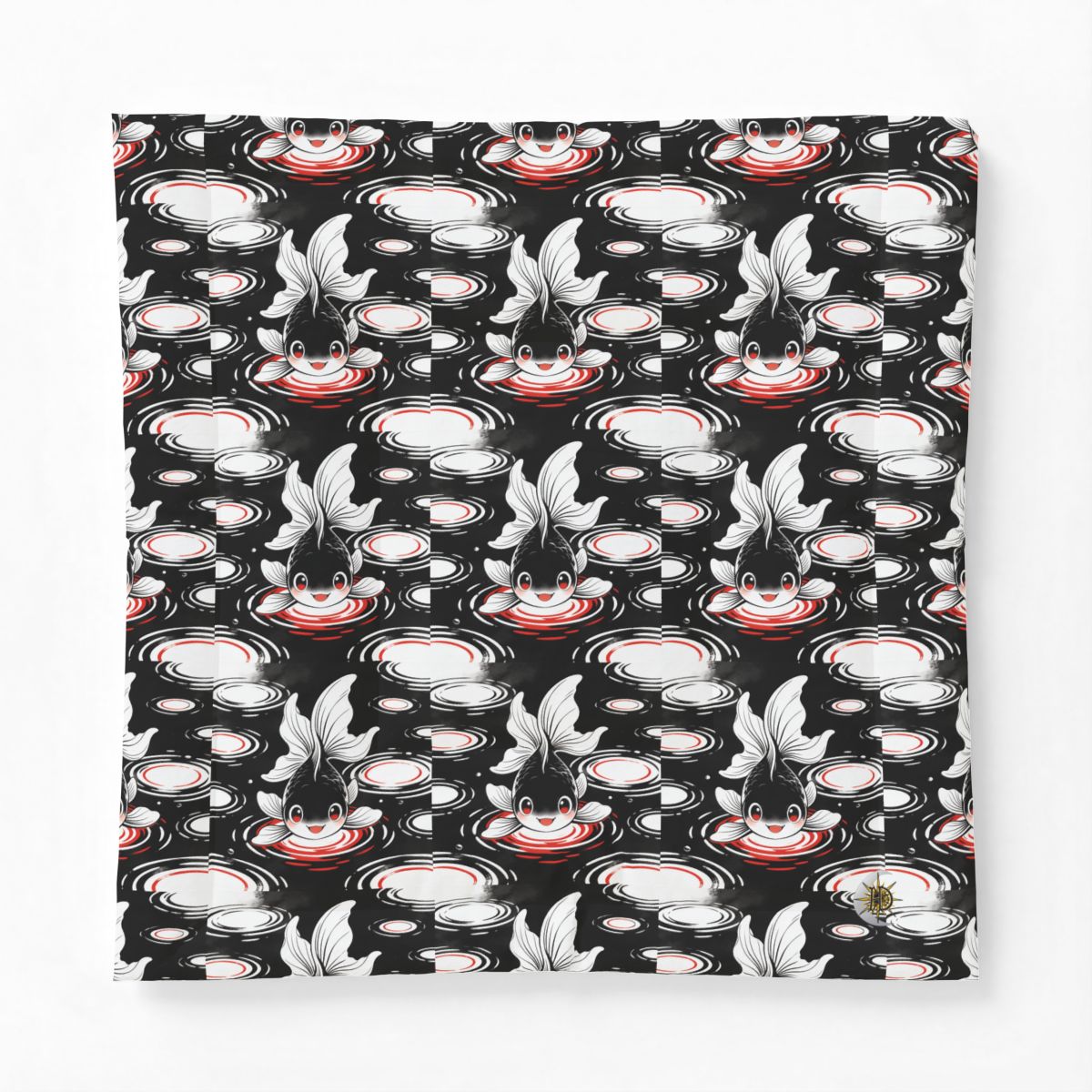 HD Ripplefin Friend Cotton-Shell Comforter — additional view