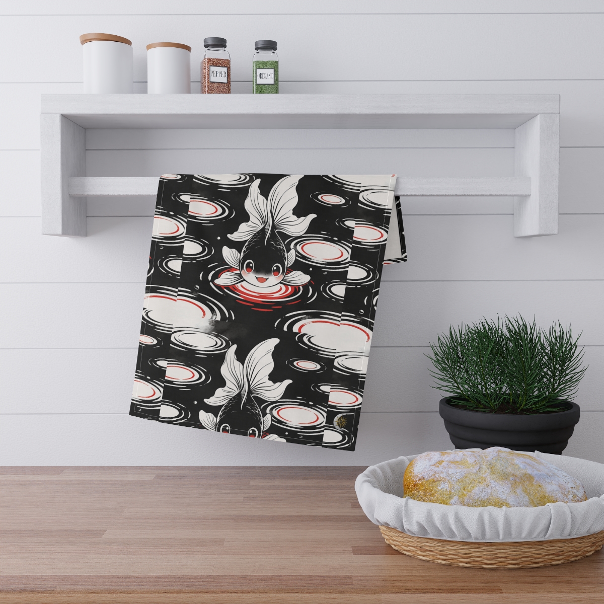 HD Ripplefin Friend 100% Cotton Twill Tea Towel