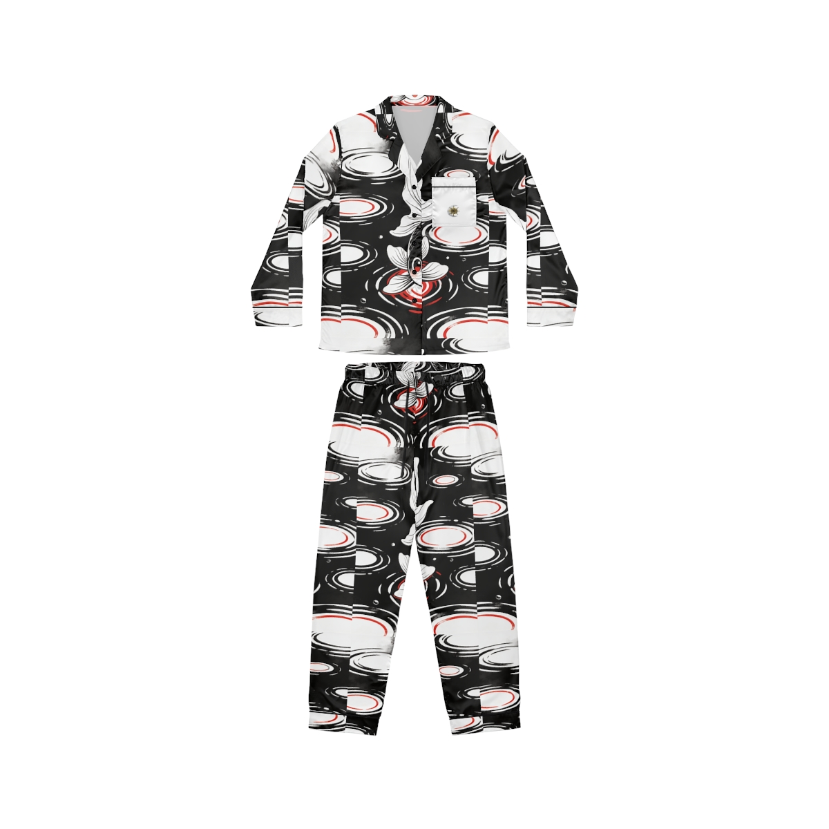 HD Ripplefin Friend Women’s Satin Pajama Set