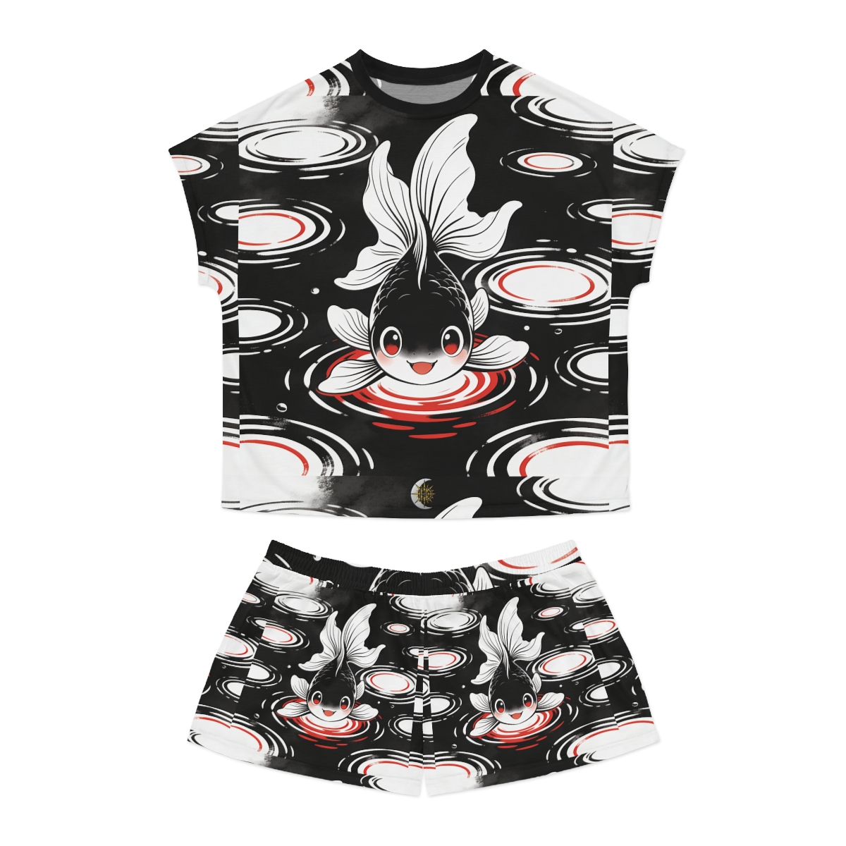 HD Ripplefin Friend Women’s Short Pajama Set