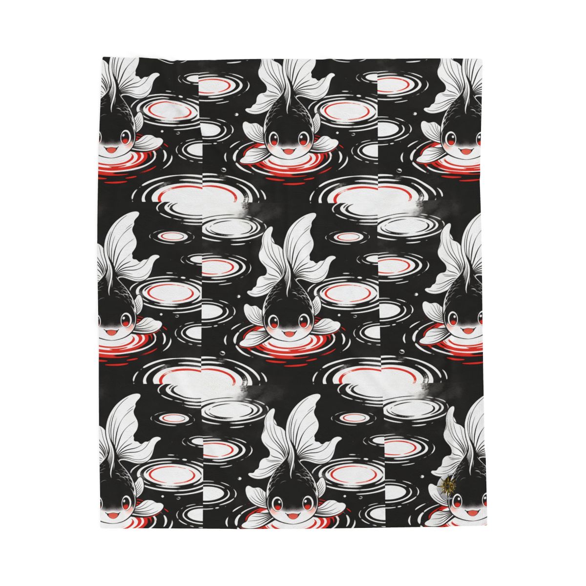 HD Ripplefin Friend Velveteen Plush Blanket — additional view