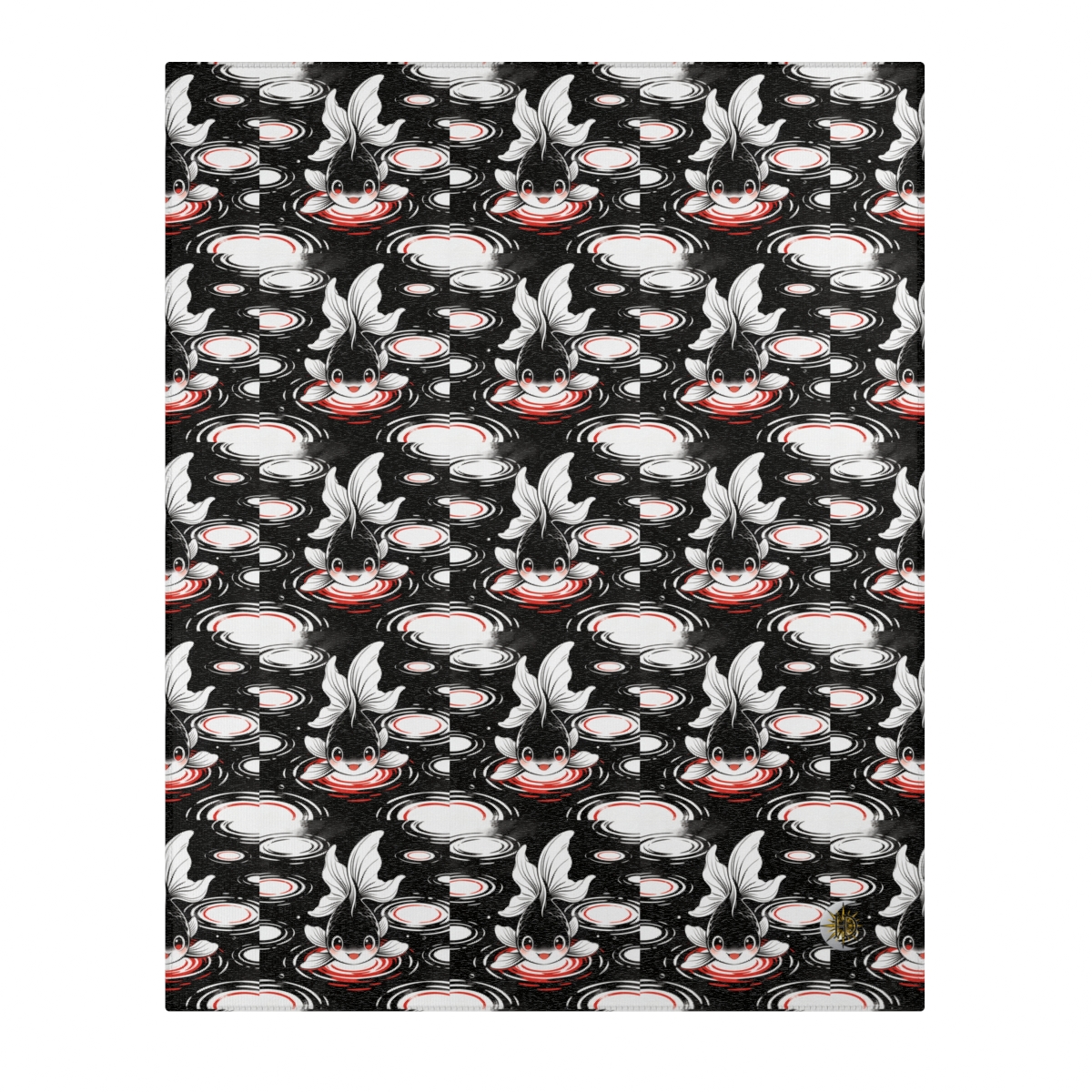 HD Ripplefin Friend Polyester Chenille Area Rug — additional view