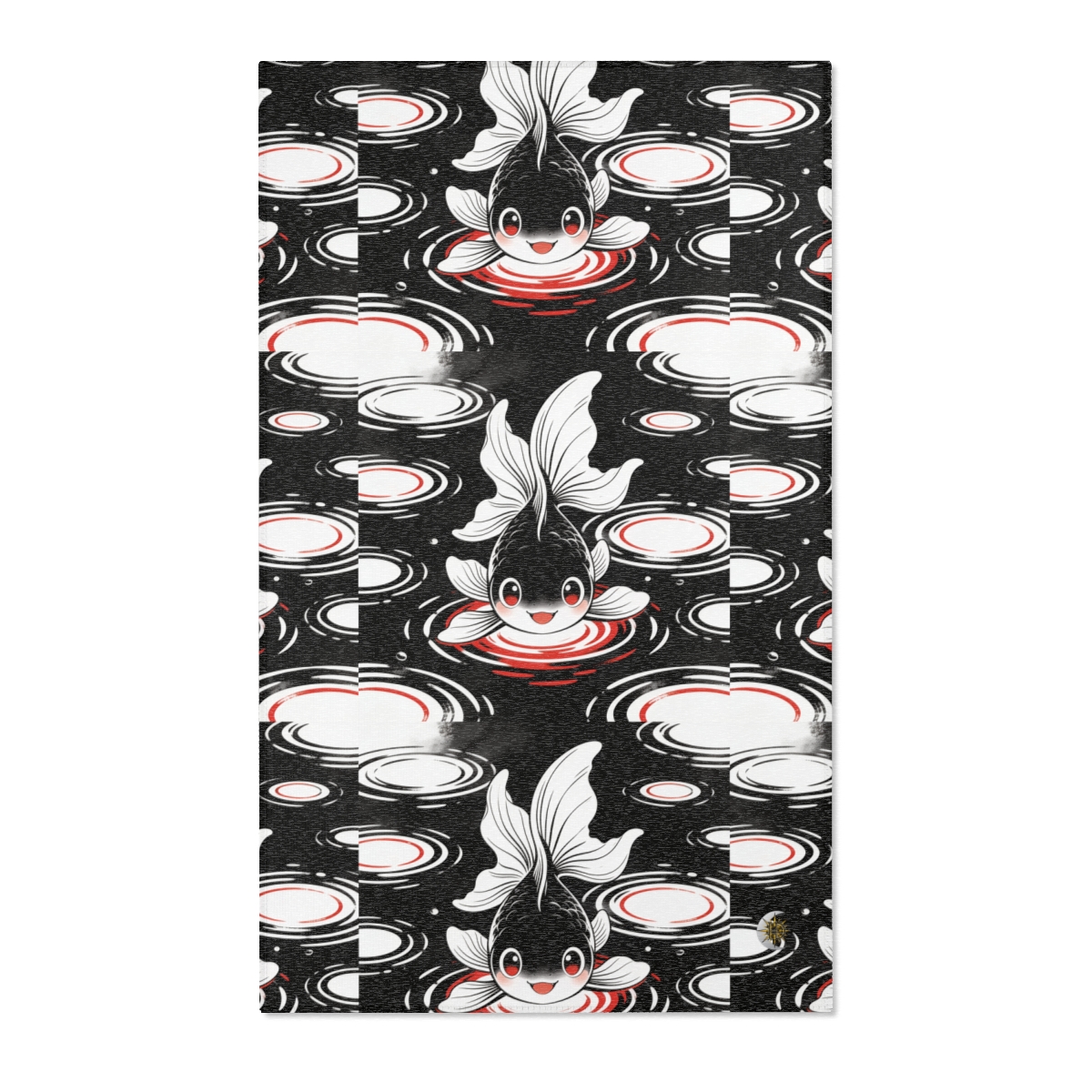 HD Ripplefin Friend Polyester Chenille Area Rug — additional view