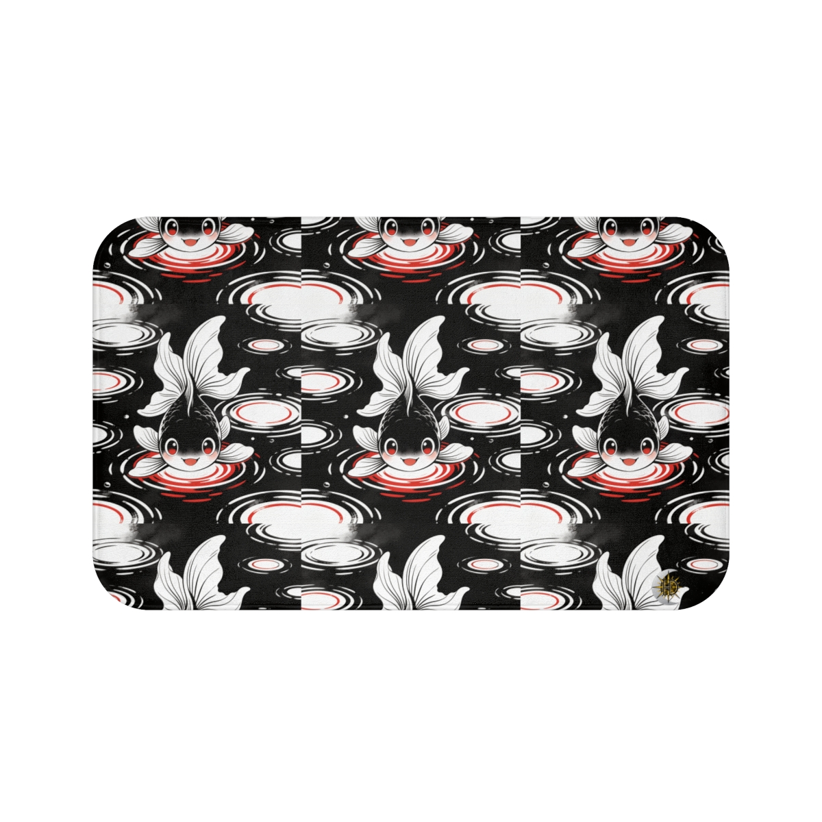 HD Ripplefin Friend Memory-Foam Bath Mat
