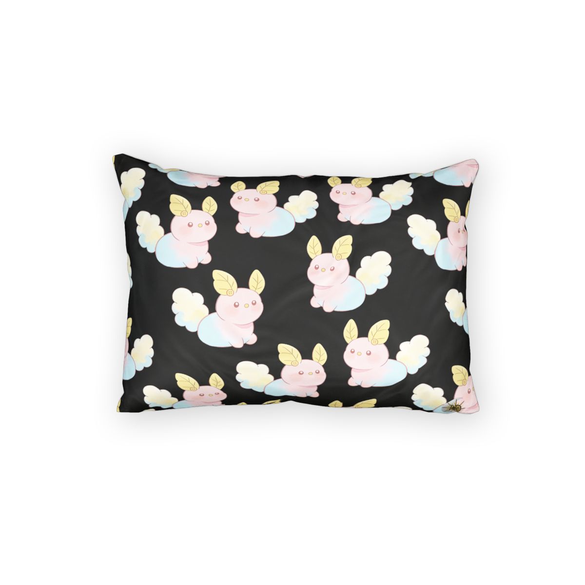 HD Pastel Leafpuffs 100% Cotton Pillow Sham
