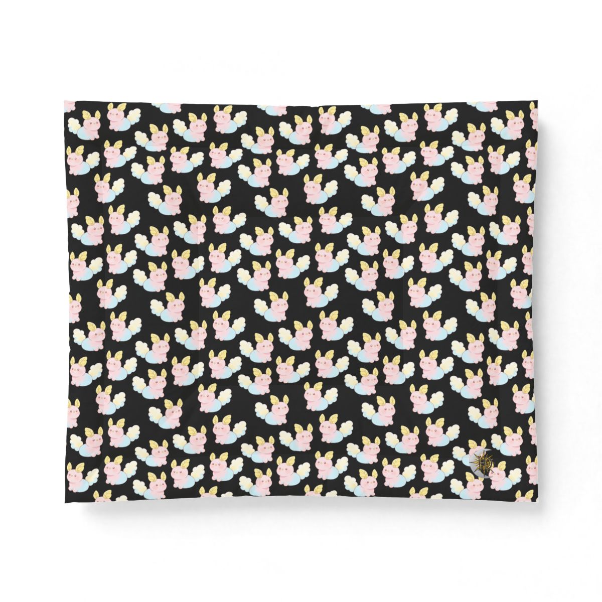 HD Pastel Leafpuffs Cotton-Shell Comforter