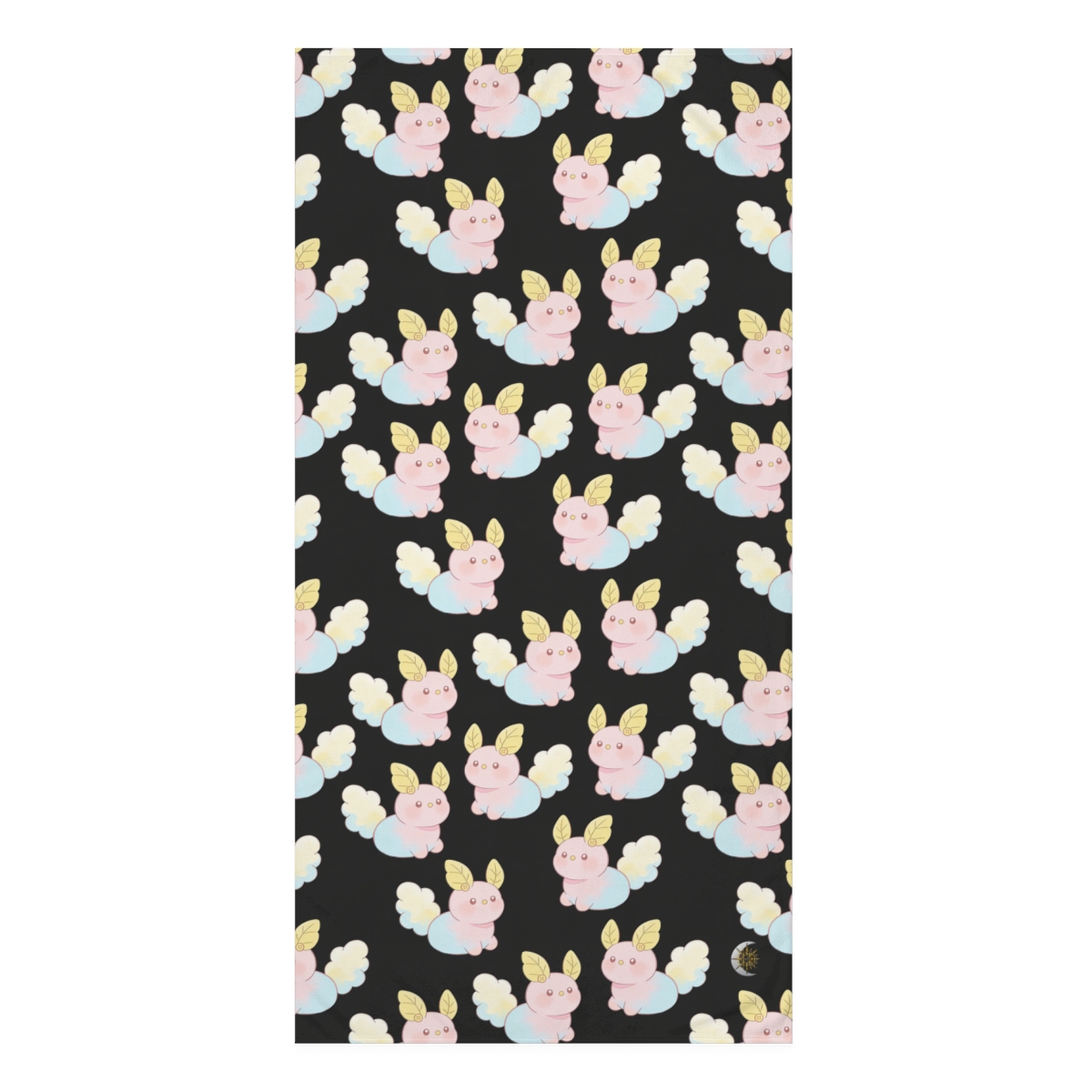 HD Pastel Leafpuffs Mink-Cotton Bath Towel
