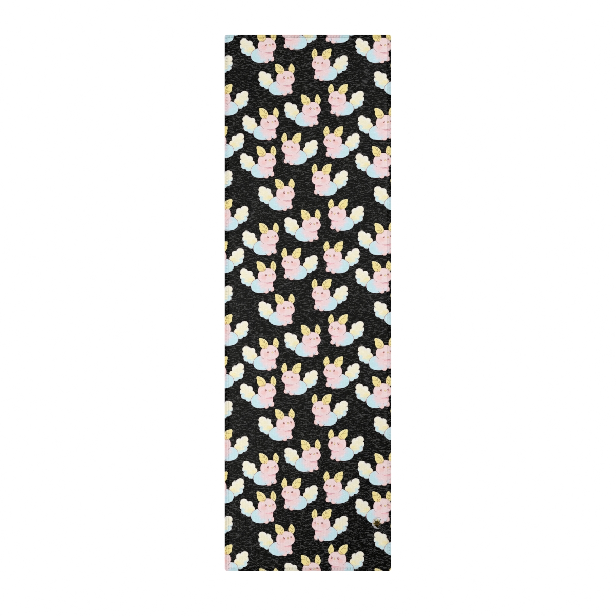 HD Pastel Leafpuffs Polyester Chenille Area Rug — additional view
