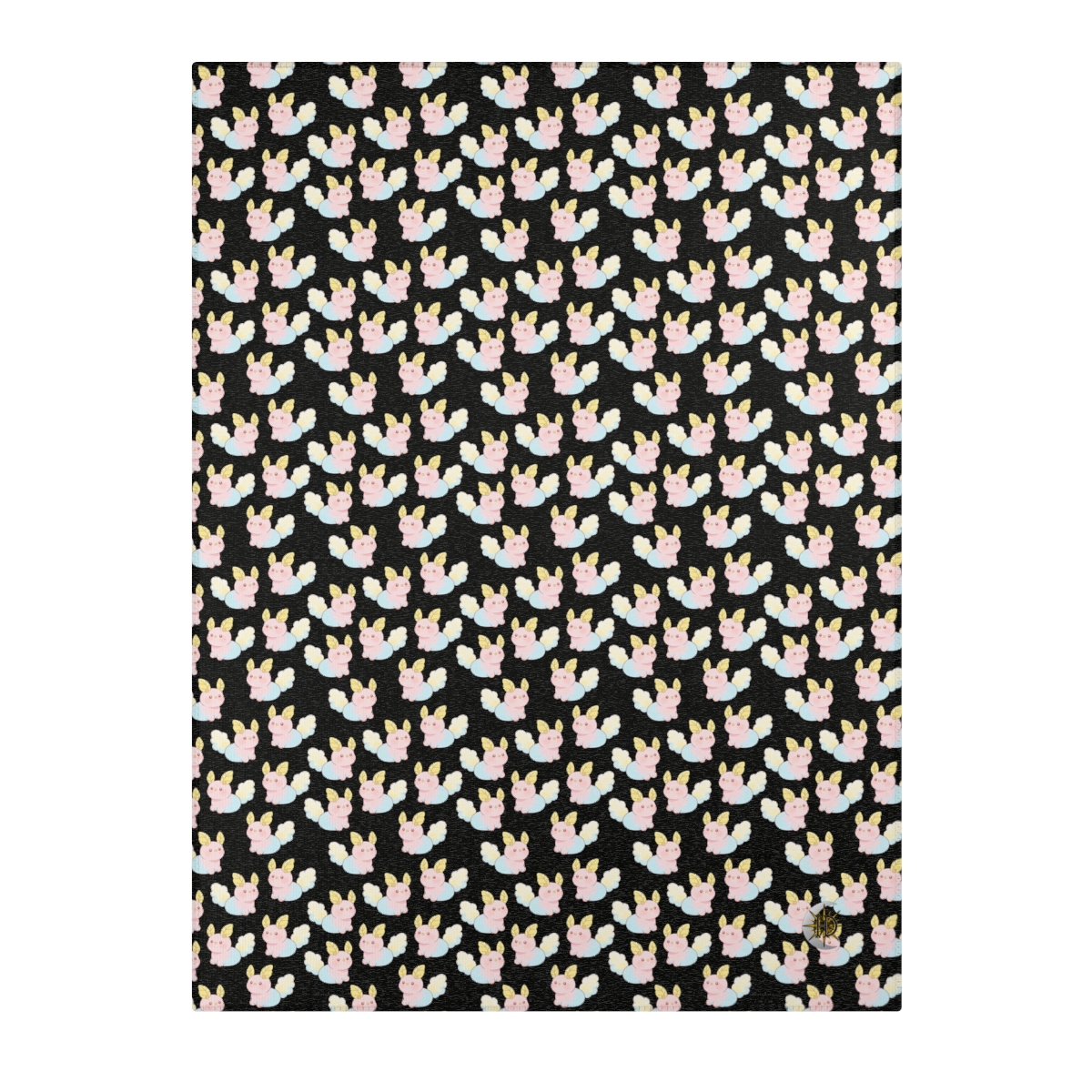 HD Pastel Leafpuffs Polyester Chenille Area Rug — additional view