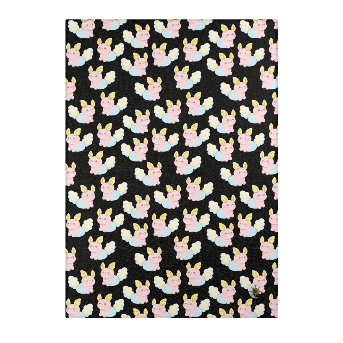 HD Pastel Leafpuffs Polyester Chenille Area Rug — additional view