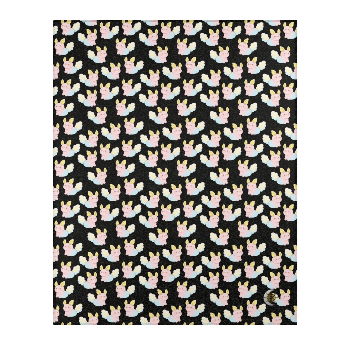 HD Pastel Leafpuffs Polyester Chenille Area Rug — additional view