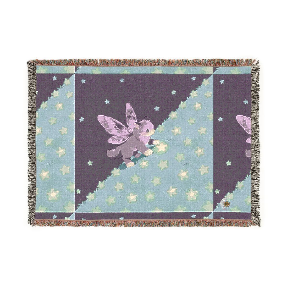 HD Violet Starwanderer 100% Cotton Woven Blanket